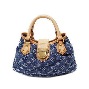 Louis Vuitton Monogram Denim Pleaty Handbag